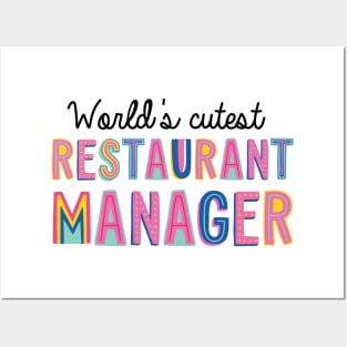 Restaurant Manager Gifts | World's cutest Restaurant Manager Posters and Art